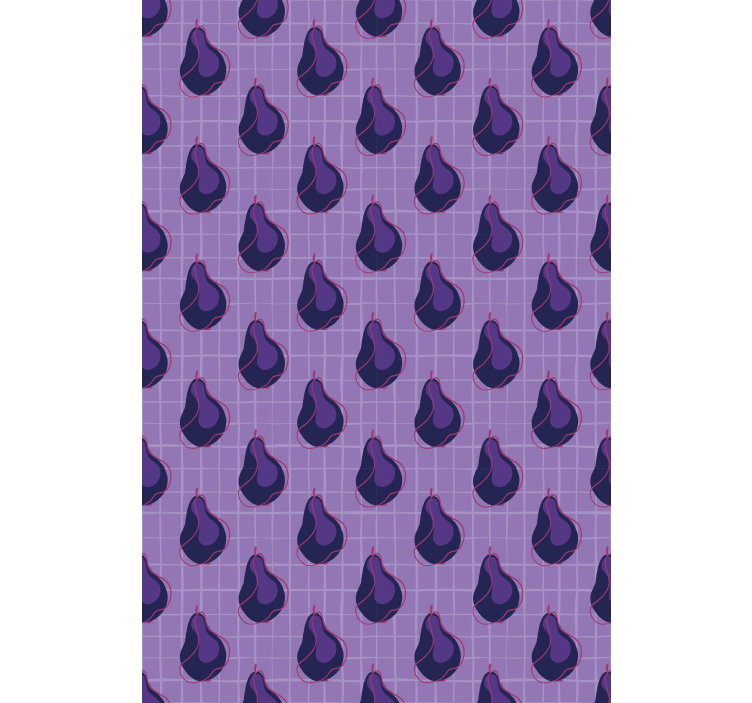 Fikonmönster design Rullgardin frukt och grönsaker - Tenstickers