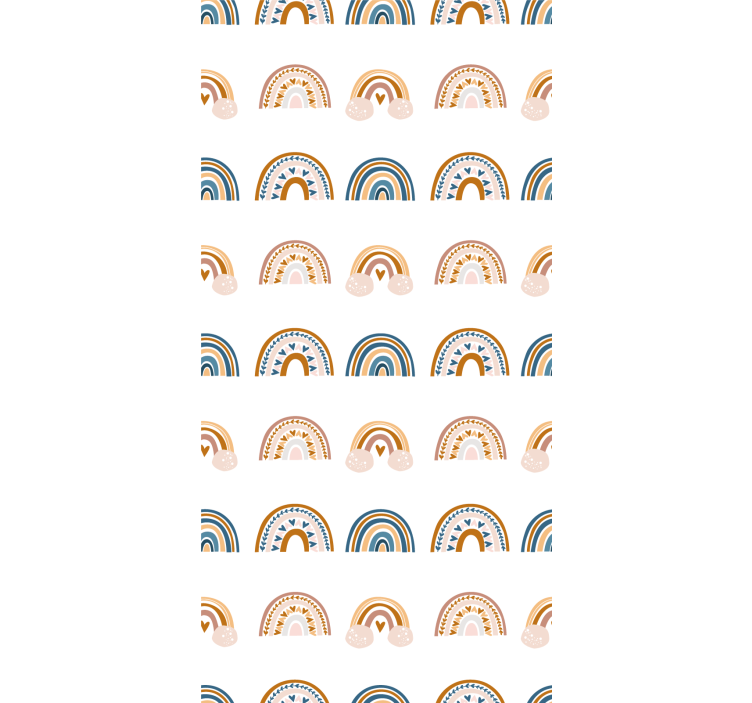 Mönster av handritad höstregnbåge - Tenstickers