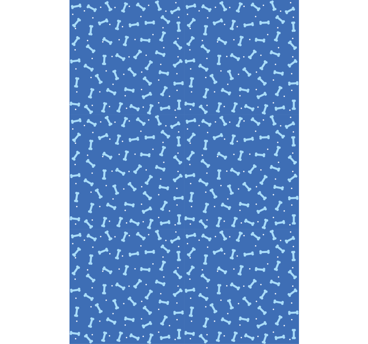 Hund benmönster Rullgardin djur - Tenstickers