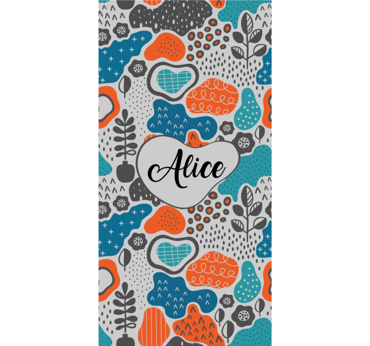 Färgglada former skräddarsydda fönsterskärm - Tenstickers