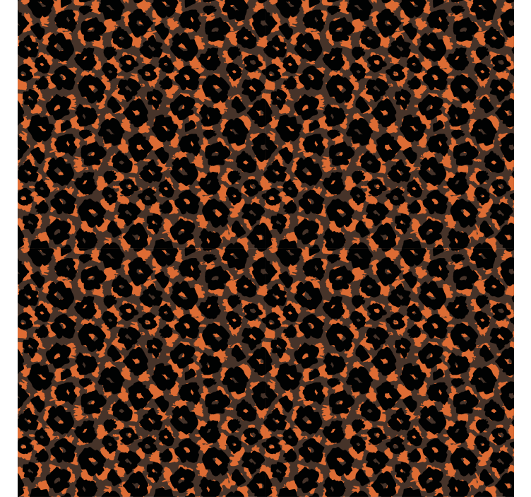 Kalahari leopard imitation olika djur rullgardin - Tenstickers