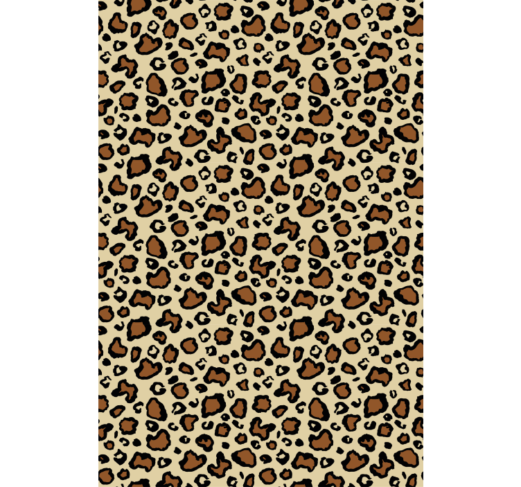 Klassisk leopard animal print djur rullgardin - Tenstickers