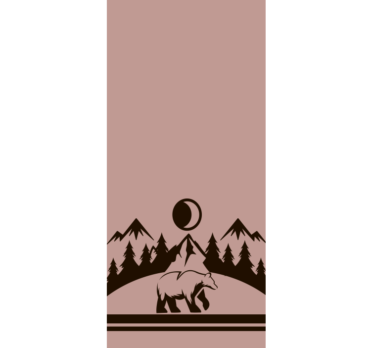 Björn och berg Rullgardin djur - Tenstickers