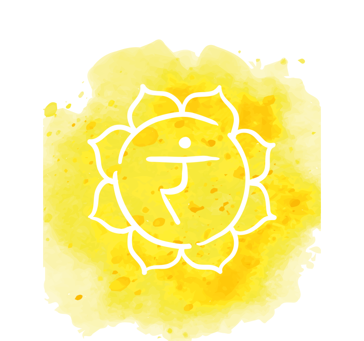 Chakra symbol Rullgardin zen - Tenstickers