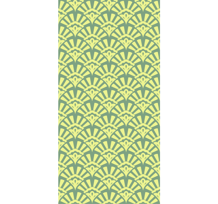 Elegant bladtema Mönstrade rullgardiner - Tenstickers