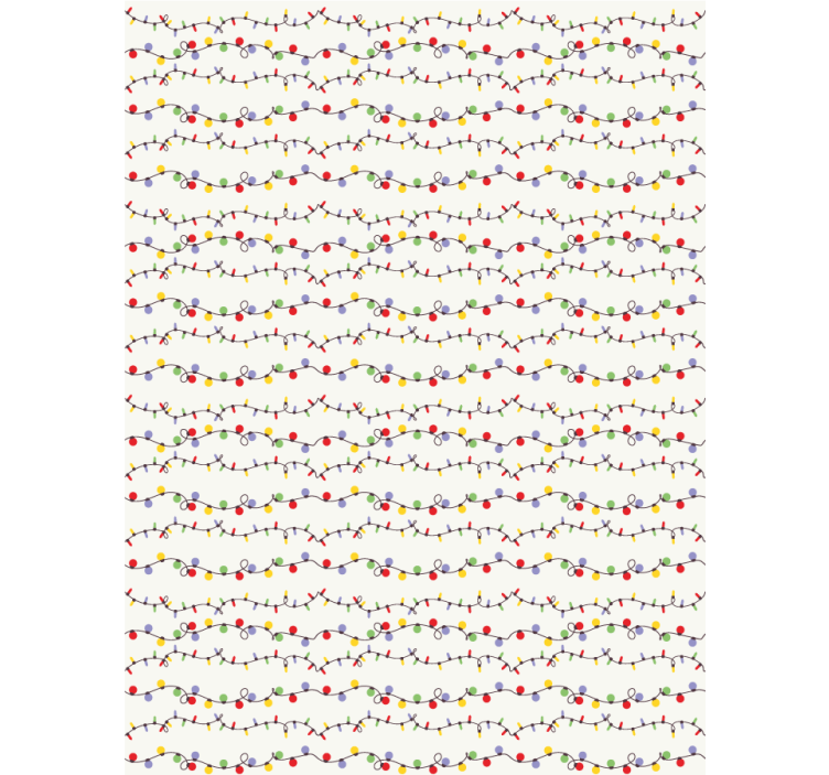Färgglada ljusslingor Rrullgardin barn - Tenstickers