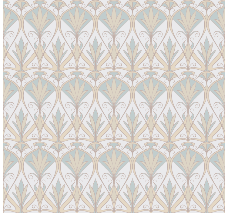 Grått växtmotiv Rullgardin elegant - Tenstickers