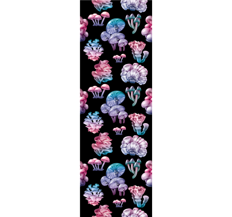 Färgglada svampmönster Andra persienner - Tenstickers