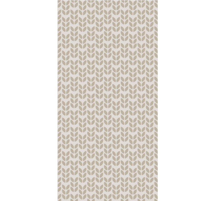 Bladmönster design Rullgardin blommor och växter - Tenstickers