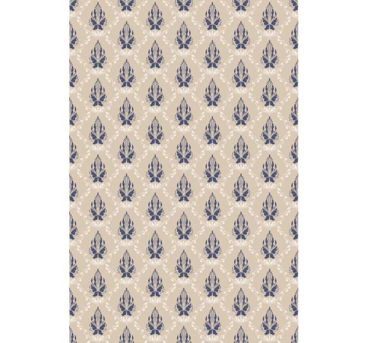 Graciöst botaniskt tema Rullgardin elegant - Tenstickers