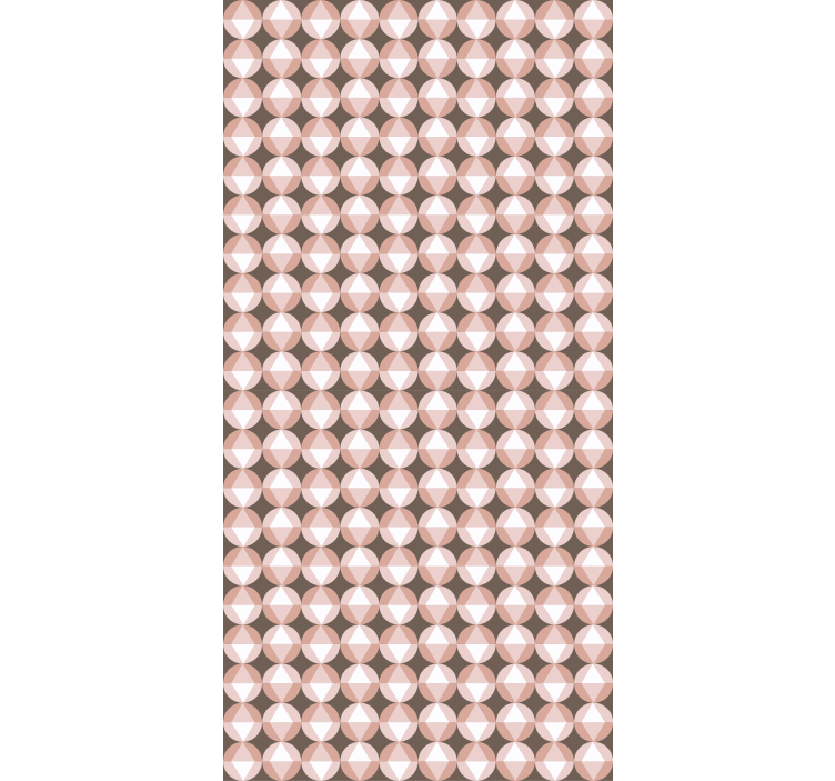 Geometriska former konfiguration Mönstrade rullgardiner - Tenstickers