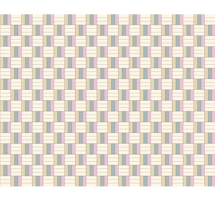 Geometriskt tema komposition Mönstrade rullgardiner - Tenstickers