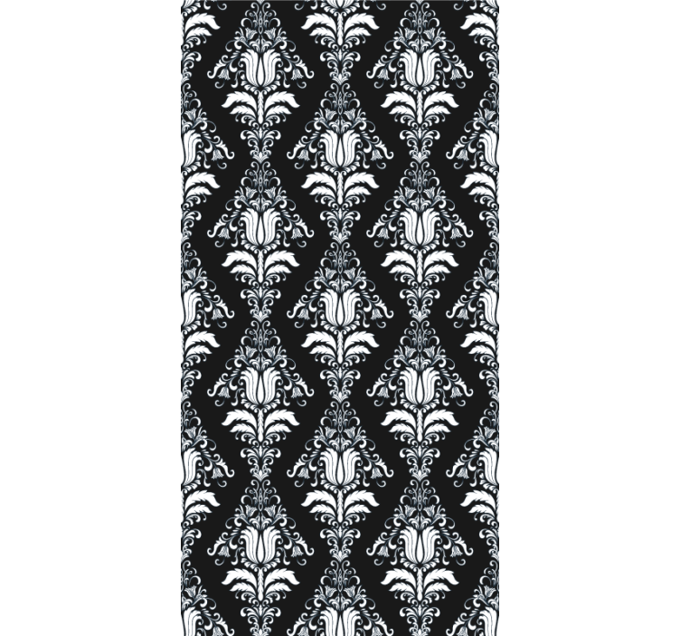 Tidlöst botaniskt motiv Rullgardin elegant - Tenstickers