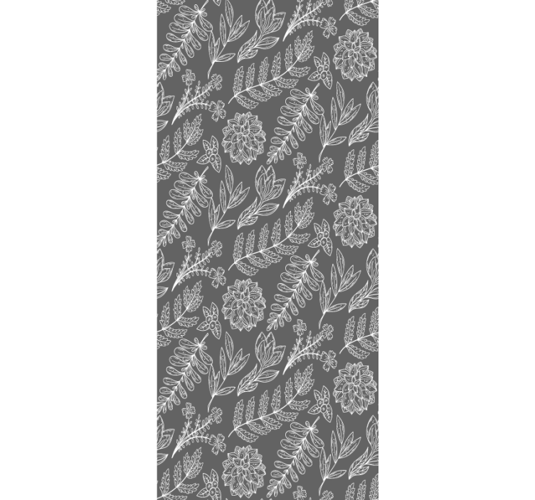 Franska provinsiella blommönster rullgardin - Tenstickers