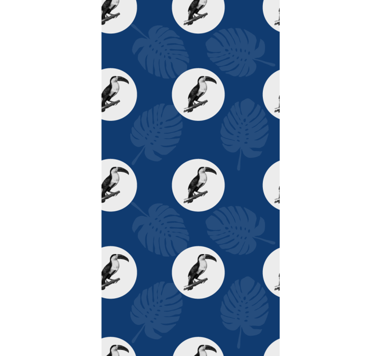 Tropiskt tukanmönster Rullgardin djur - Tenstickers