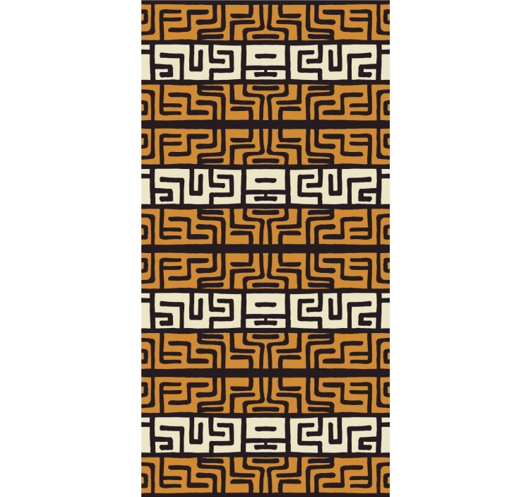 Geometrisk blandning Mönstrade rullgardiner - Tenstickers