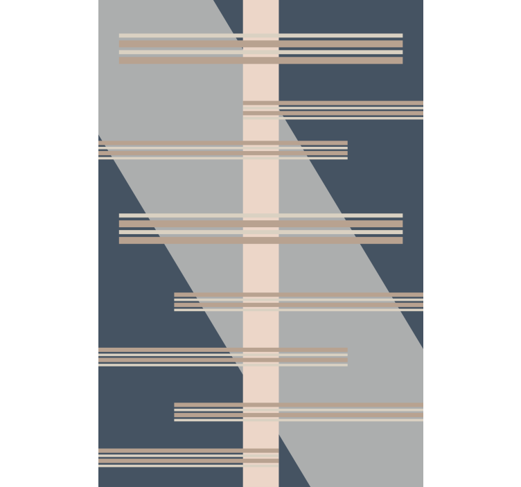 Geometriskt linjetema Rullgardin modern - Tenstickers