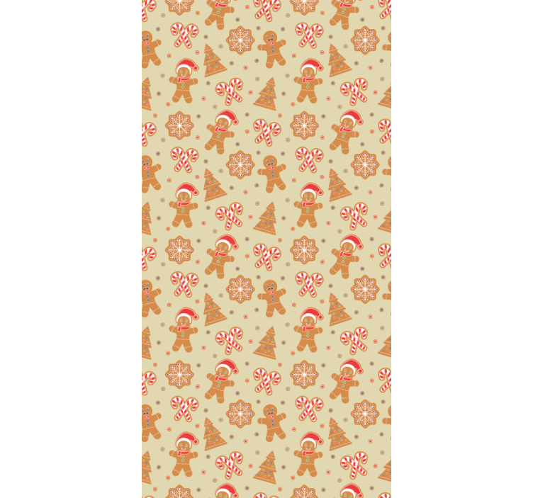 Pepparkakshelgjubel Originella rullgardiner - Tenstickers