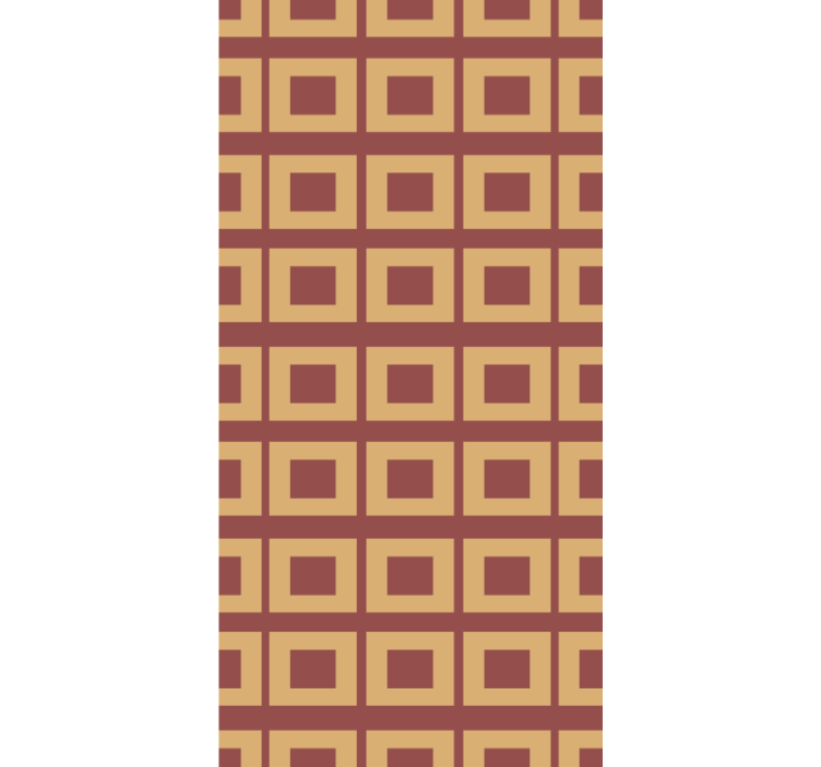 Geometriska kvadratiska mönster Mönstrade rullgardiner - Tenstickers