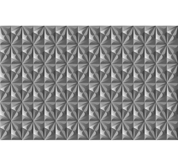 Geometrisk mönsterdesign Mönstrade rullgardiner - Tenstickers
