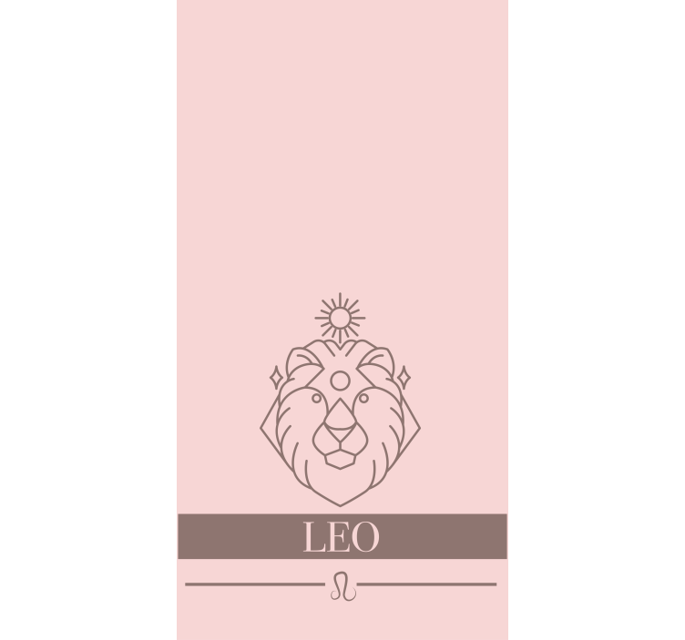 Lejon zodiaken symbol Originella rullgardiner - Tenstickers