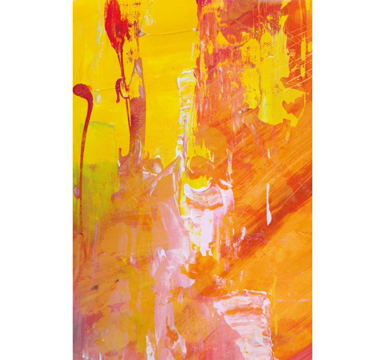 Levande abstrakta stänk Mönstrade rullgardiner - Tenstickers