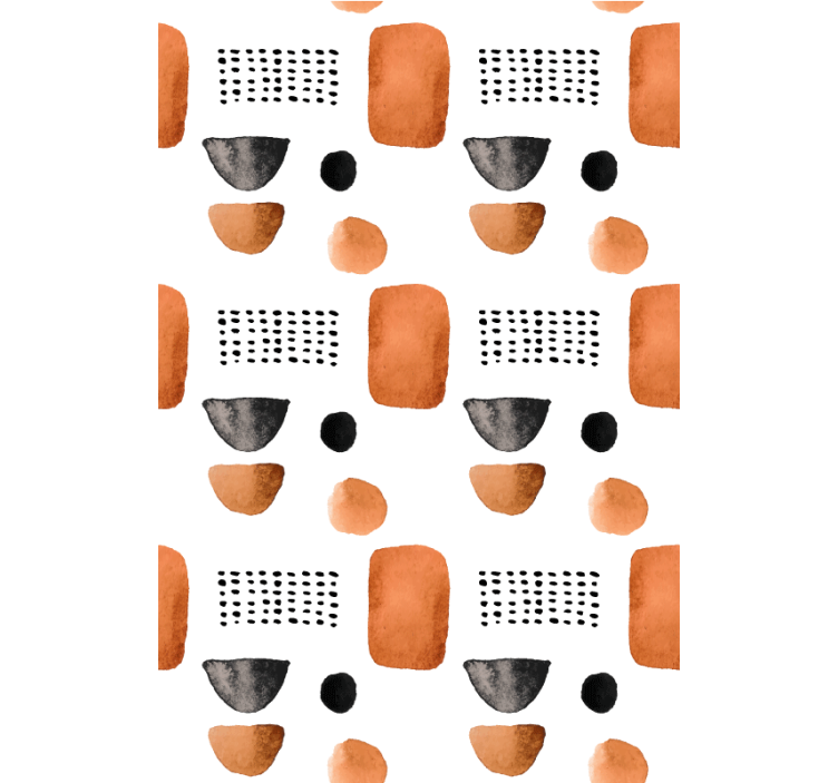 Minimalistiska geometriska former Rullgardin kontor - Tenstickers