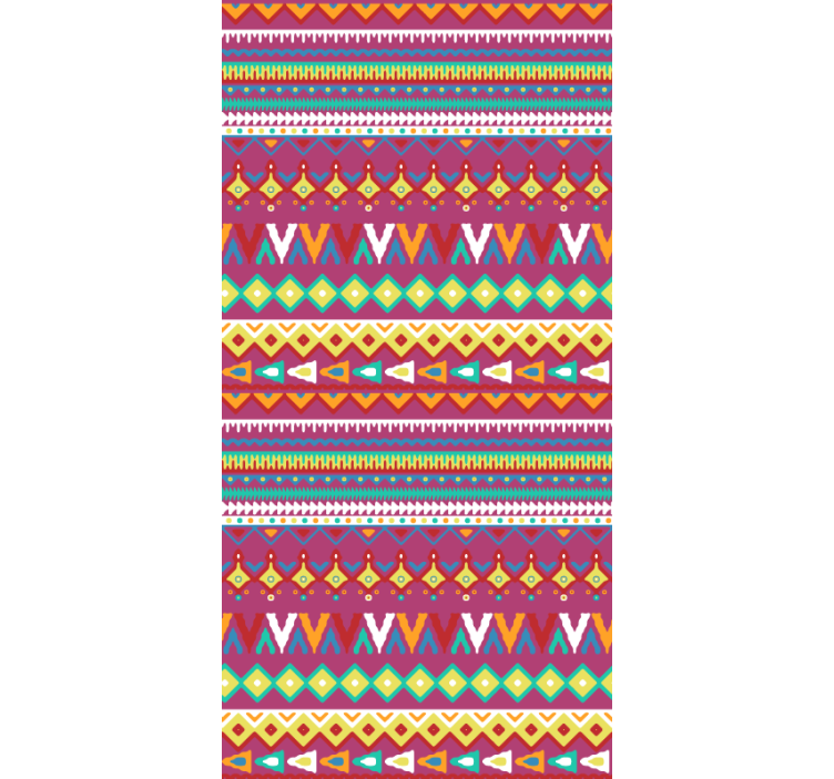Tribal mönster design Originella rullgardiner - Tenstickers