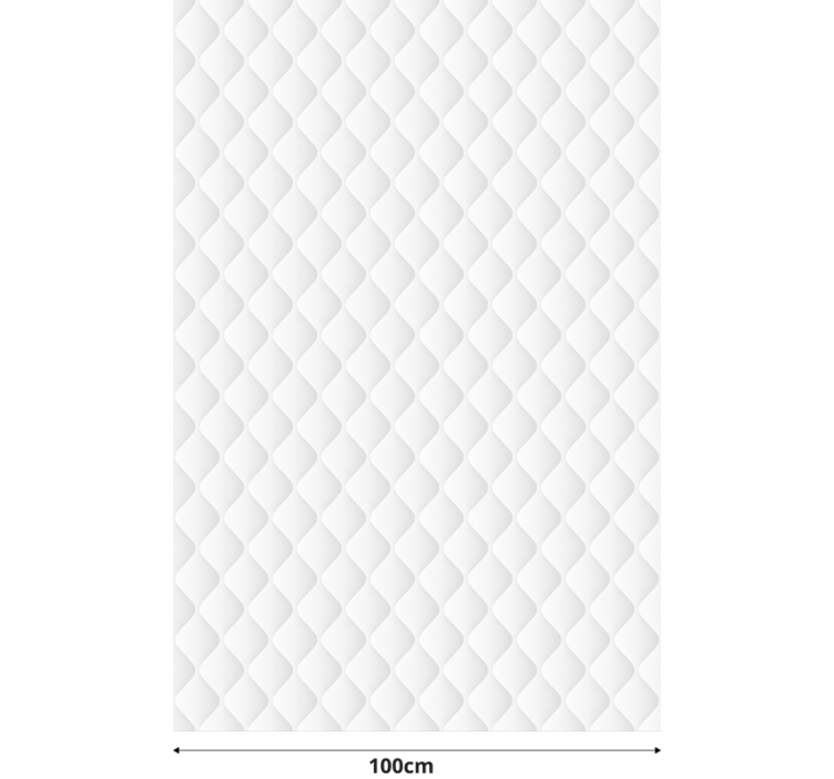 Vadderad struktur och mönstergardin - Tenstickers