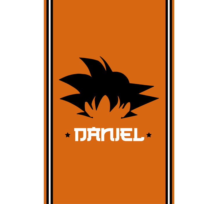 Goku anpassningsbar Rullgardin superhjälte - Tenstickers