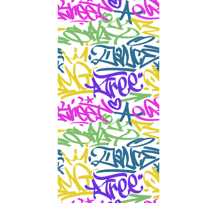 Graffiti tonåring rullgardin - Tenstickers