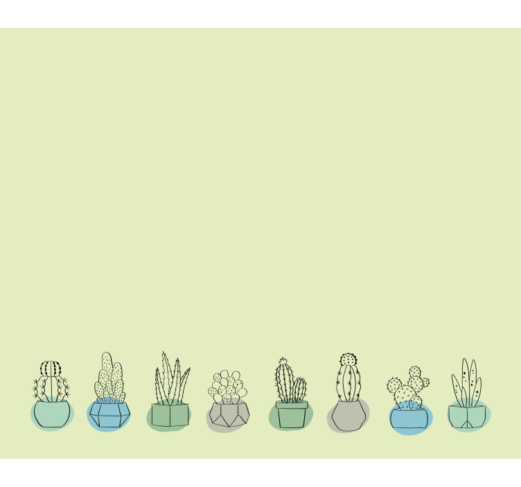 Grön snäcka Rullgardin kaktus - Tenstickers