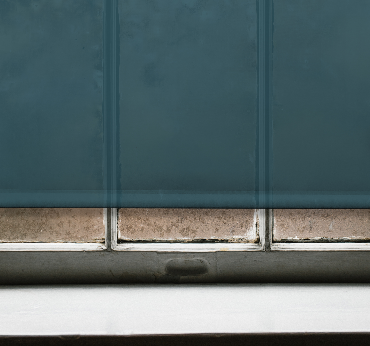 Blå färg blandad med grönt vardagsrumsgardin - Tenstickers