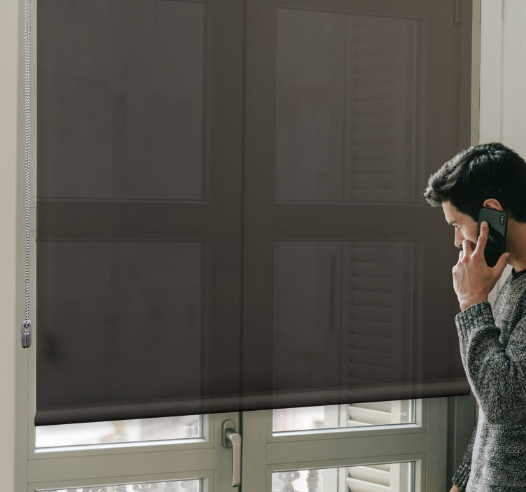 Elegant mörkt omslag mörkläggande rullgardin - Tenstickers