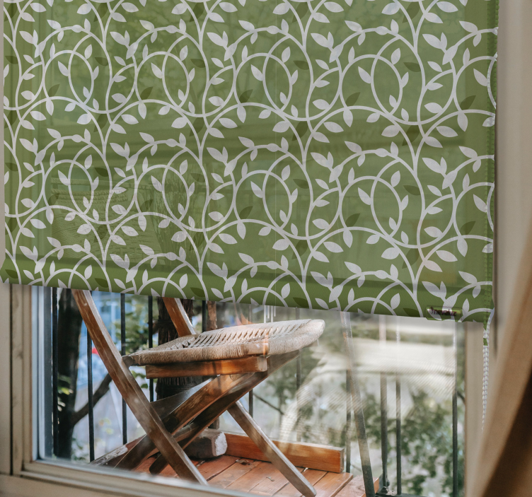 Gröna växter eleganta persienner - Tenstickers