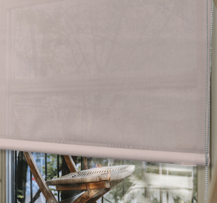 Ljusrosa rullgardiner - Tenstickers