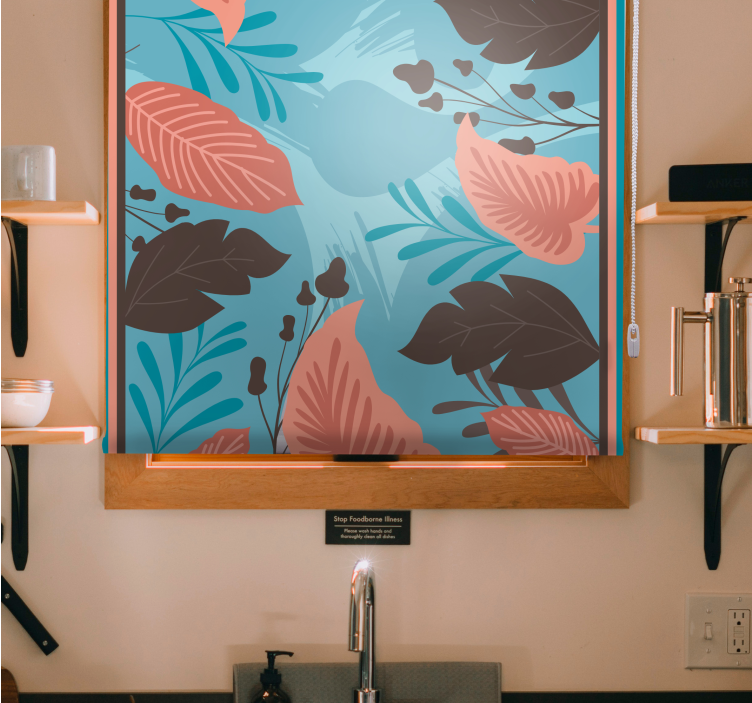 Lummiga blomsterarrangemang Rullgardin blommor och växter - Tenstickers