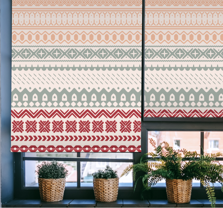 Mönster viking vintage nordisk persienn - Tenstickers