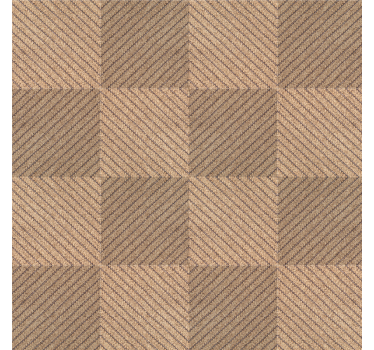 Jute rutor motiv Rullgardin vardagsrum - Tenstickers