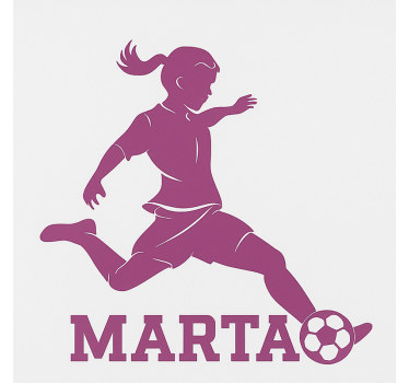 Flicka fotbollsspelare Rrullgardin barn - Tenstickers