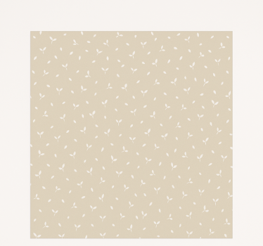Beige lövmotiv Rrullgardin barn - Tenstickers