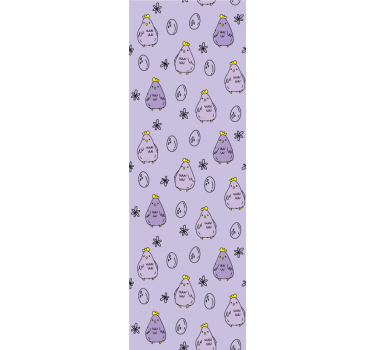 Rrullgardin barn kycklingmönsterdesign - Tenstickers