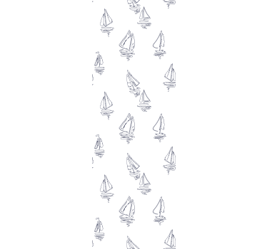 Rullgardin barn segelbåtsmönster - Tenstickers