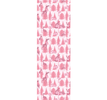 Rullgardin barn vacker rosa ren - Tenstickers