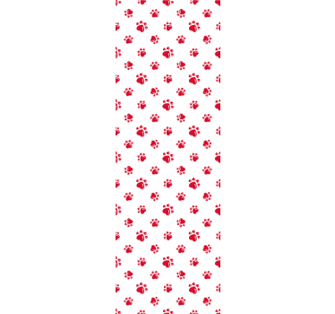 Rullgardin barn med kattpoter och hjärtan design - Tenstickers