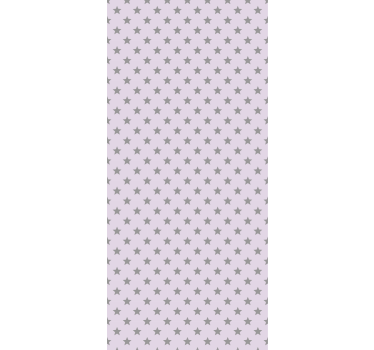 Rullgardin barn grå stjärnor rosa bakgrund - Tenstickers