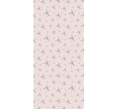 Rrullgardin barn vita stjärnor rosa bakgrund - Tenstickers