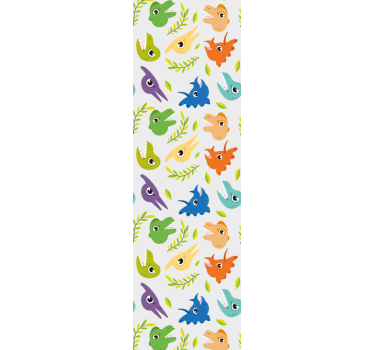 Rullgardin barn retro spel dinosaurer - Tenstickers