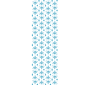 Rrullgardin barn nordisk stil säsonger blå - Tenstickers