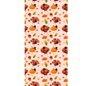 Rrullgardin barn coola thanksgiving kalkoner - Tenstickers